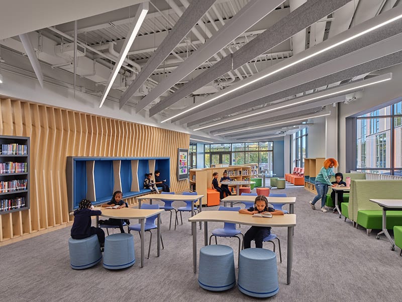 Soelberg MUTO acoustic baffles installation